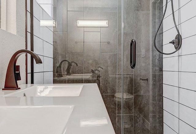 Renovated bathroom